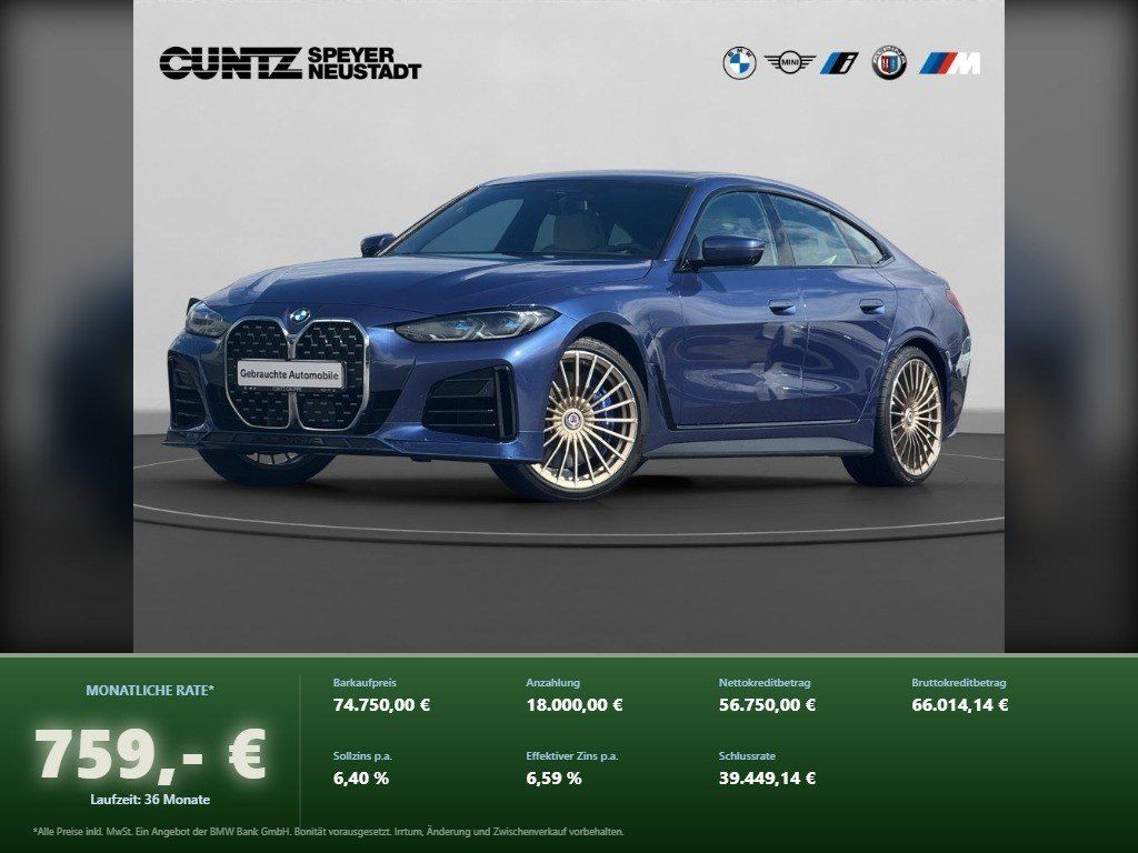 Bild des Angebotes ALPINA B4 Gran Coupé Allrad LMR CLASSIC GT in Oro Tecni