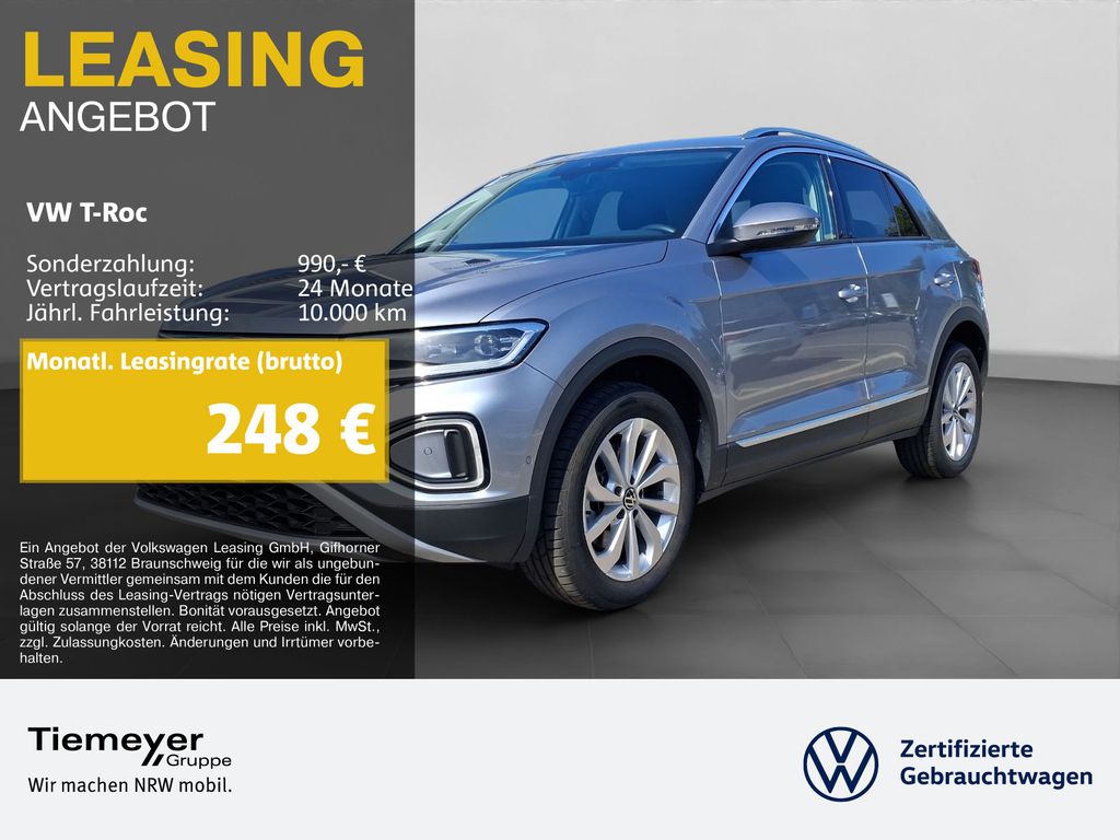 Bild des Angebotes Volkswagen T-Roc 2.0 TDI DSG STYLE NAVI AHK BUSINESS KAMERA