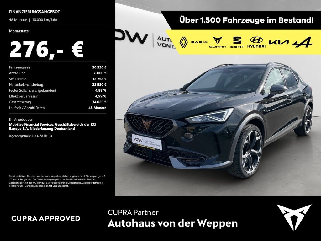 Bild des Angebotes Cupra Formentor VZ TSI DSG 4Drive Navi ACC Kamera SHZ