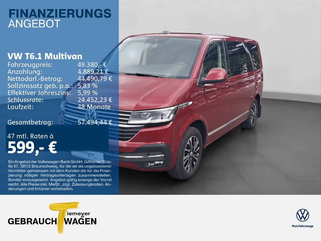 Bild des Angebotes Volkswagen T6.1 Multivan GENERATION SIX AHK LEDER KAMERA