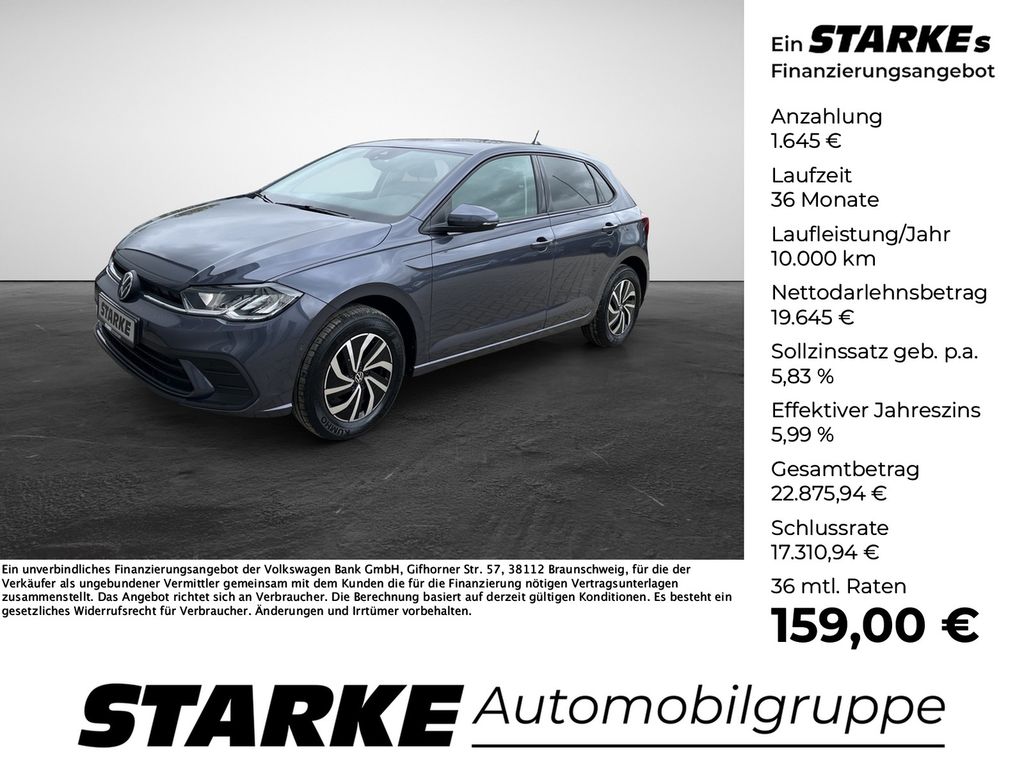 Bild des Angebotes Volkswagen Polo 1.0 TSI DSG Life  LED Kamera PDC LM Tempo K