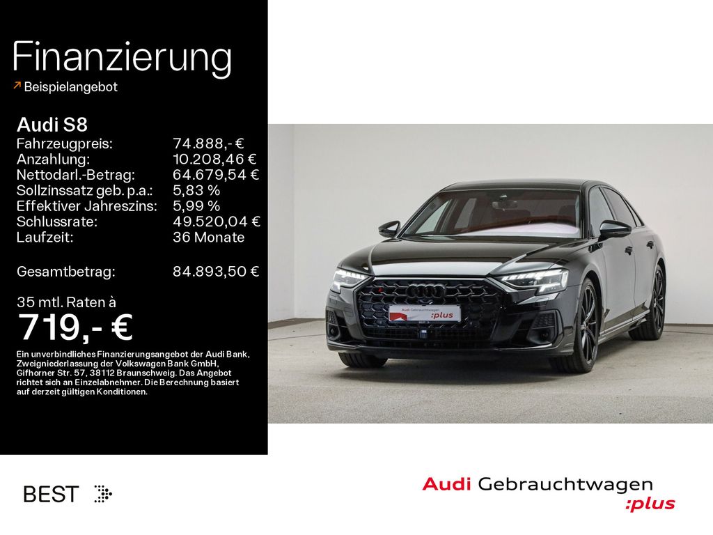 Bild des Angebotes Audi S8 HUD, Pano, Assist, Digi-Matrix, Stndhzg, AHK