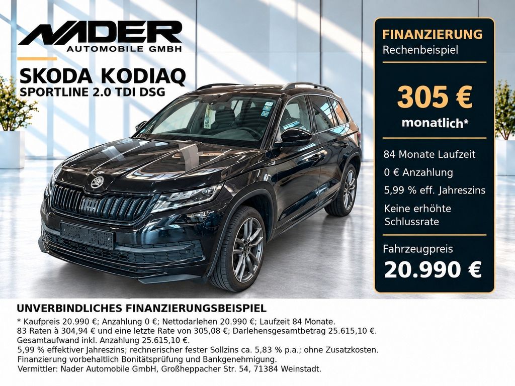 Bild des Angebotes Skoda Kodiaq Sportline 2.0 TDI DSG | AHK | LED | SHZ