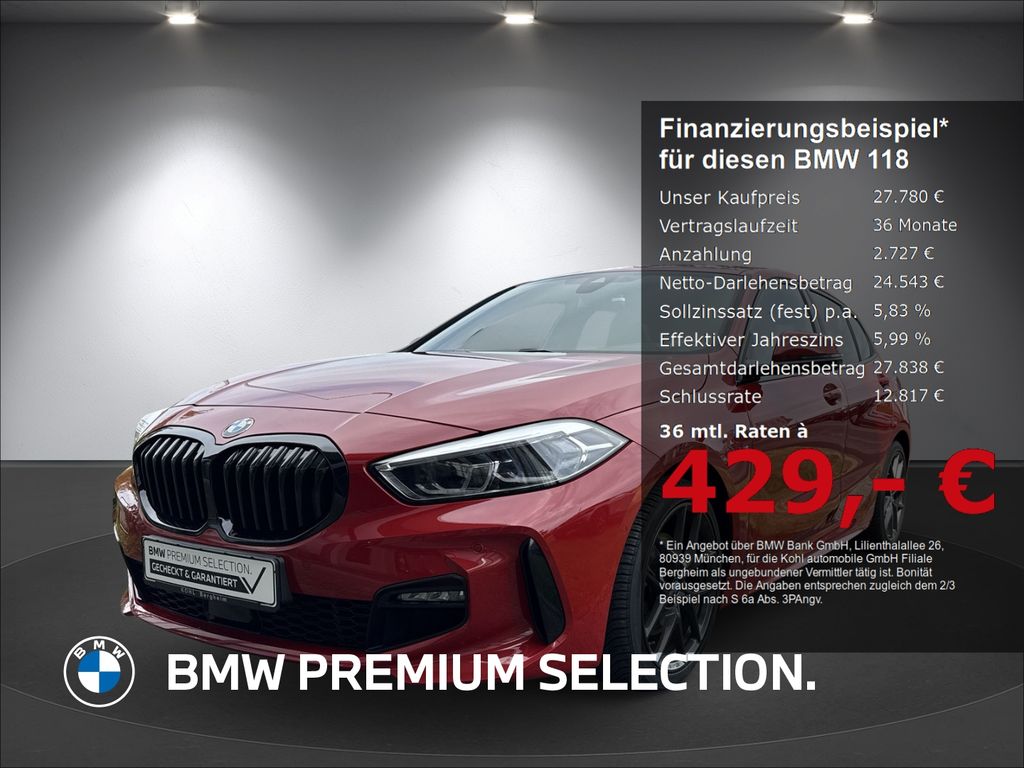 Bild des Angebotes BMW 118 i M Sport Head Up Display Driving Assistant