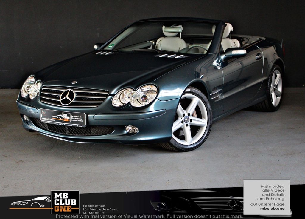 Bild des Angebotes Mercedes-Benz SL 500 Topasblau/Alpaca Panorama Zustand 1A