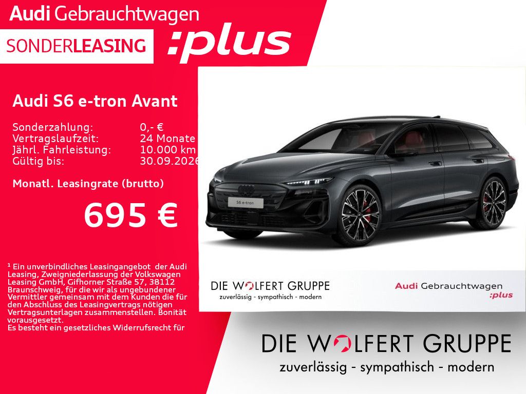 Bild des Angebotes Audi S6 Avant e-tron edition one grey PANO*AHK*360°