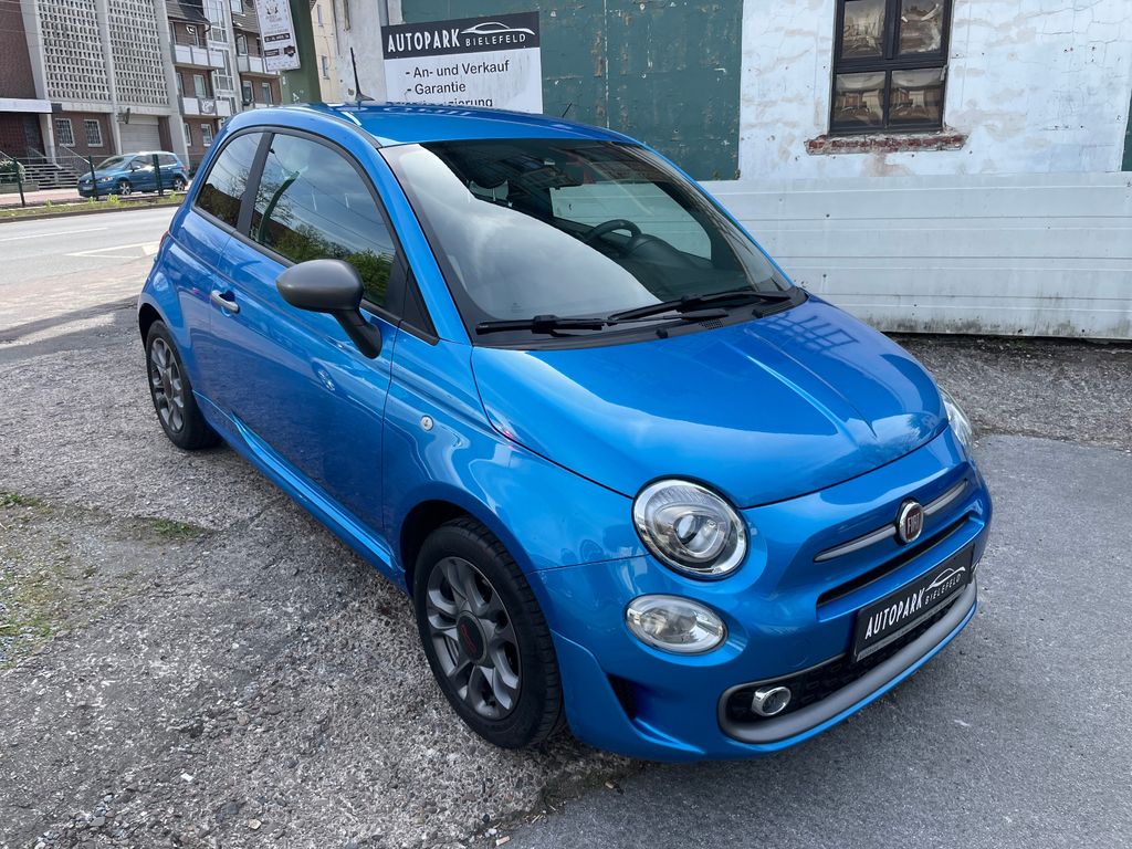 Bild des Angebotes Fiat 500 S 1.2 / 2.Hand / NAVI /Teilleder /ZR+WP gew.