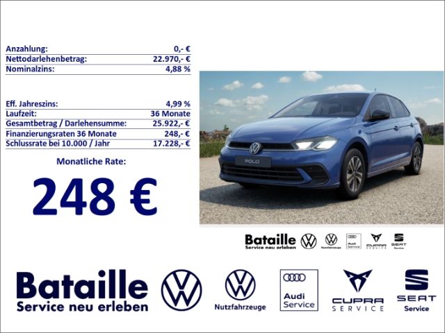 Bild des Angebotes Volkswagen Polo 1.0 TSI Energy SHZ 4Season LED Kamera