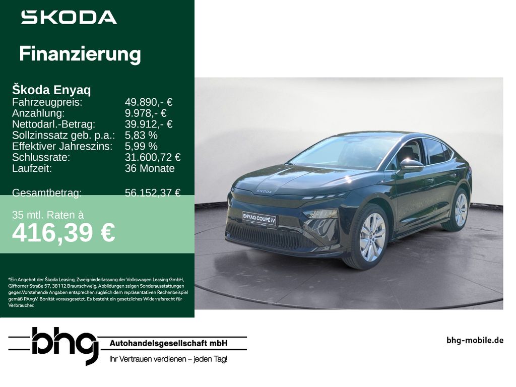 Bild des Angebotes Skoda Enyaq Coupe Selection 85