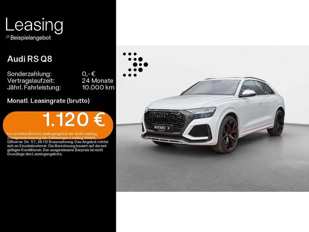 Bild des Angebotes Audi RS Q8 AHK*Keramik*Pano*305 km/h*Sitzbel.*Massage
