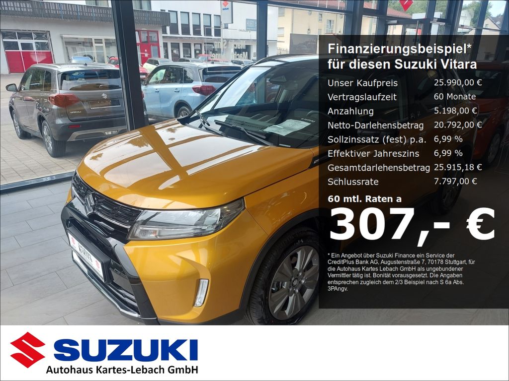 Bild des Angebotes Suzuki Vitara 1.5 Hybrid Comfort Automatik NAV LED Kam