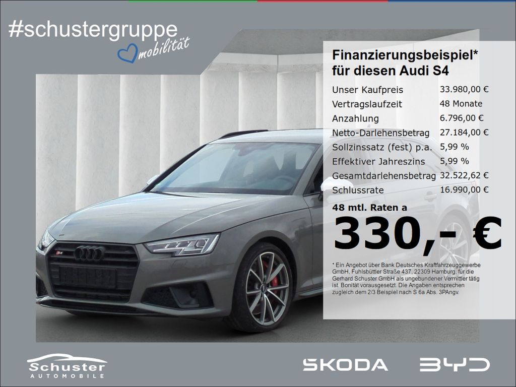 Bild des Angebotes Audi S4 Avant quattro TDI*S-Sitze+Massage Leder B&O
