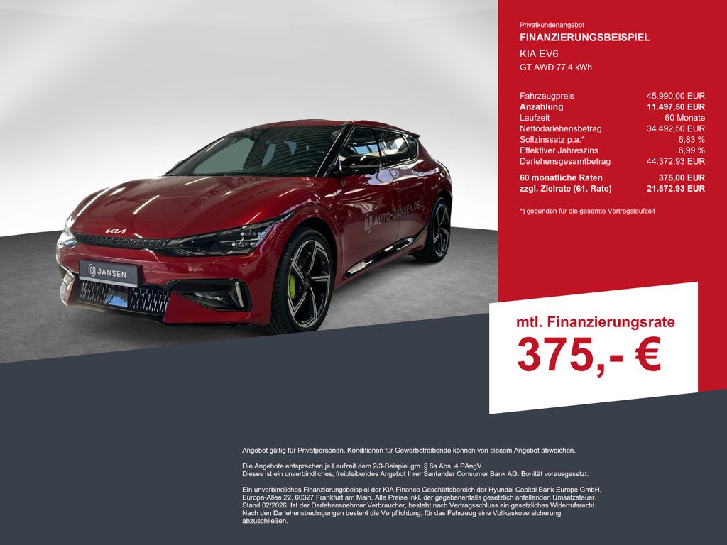 Bild des Angebotes Kia EV6 GT AWD 77,4 kWh