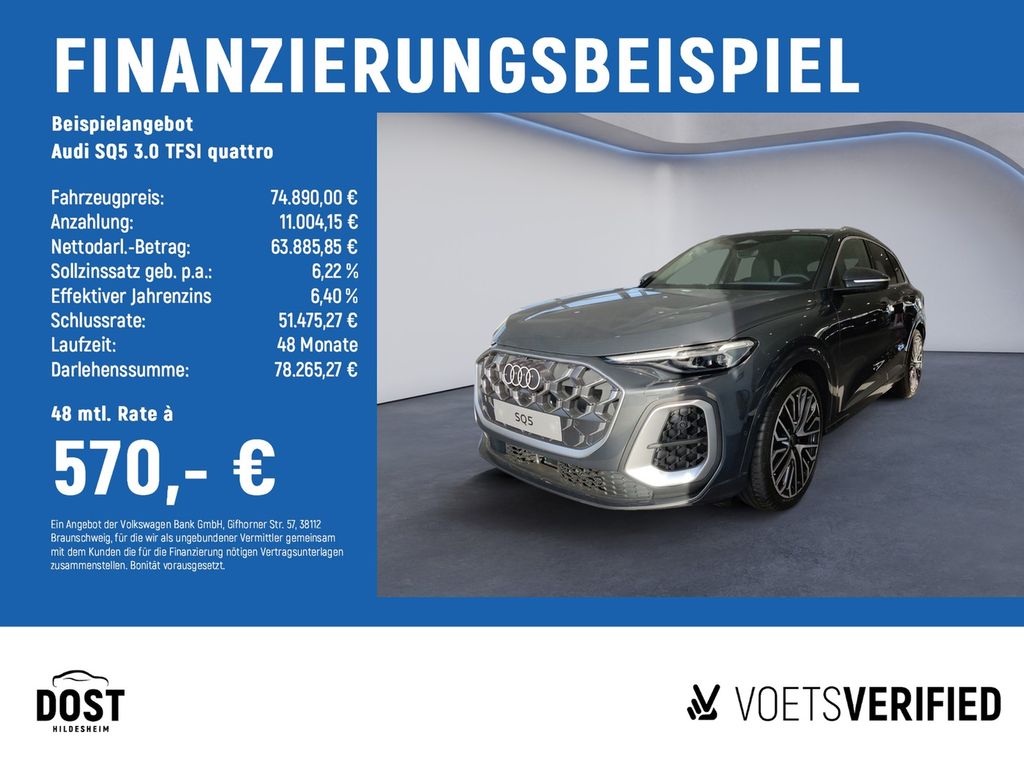 Bild des Angebotes Audi SQ5 3.0 TFSI quattro AHK+KAMERA+NAVI+PANO+SHZ