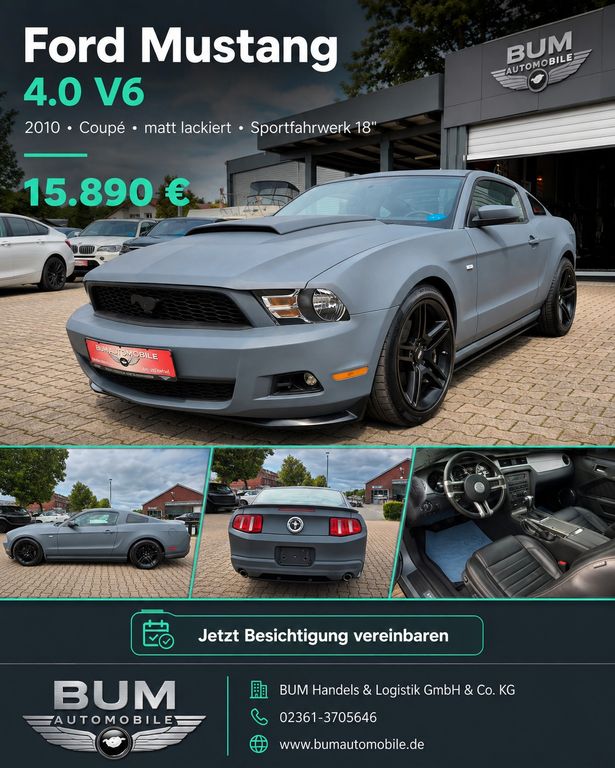 Bild des Angebotes Ford 4.0 V6 Coupe Matt lackiert  Sportfahrwerk 18"