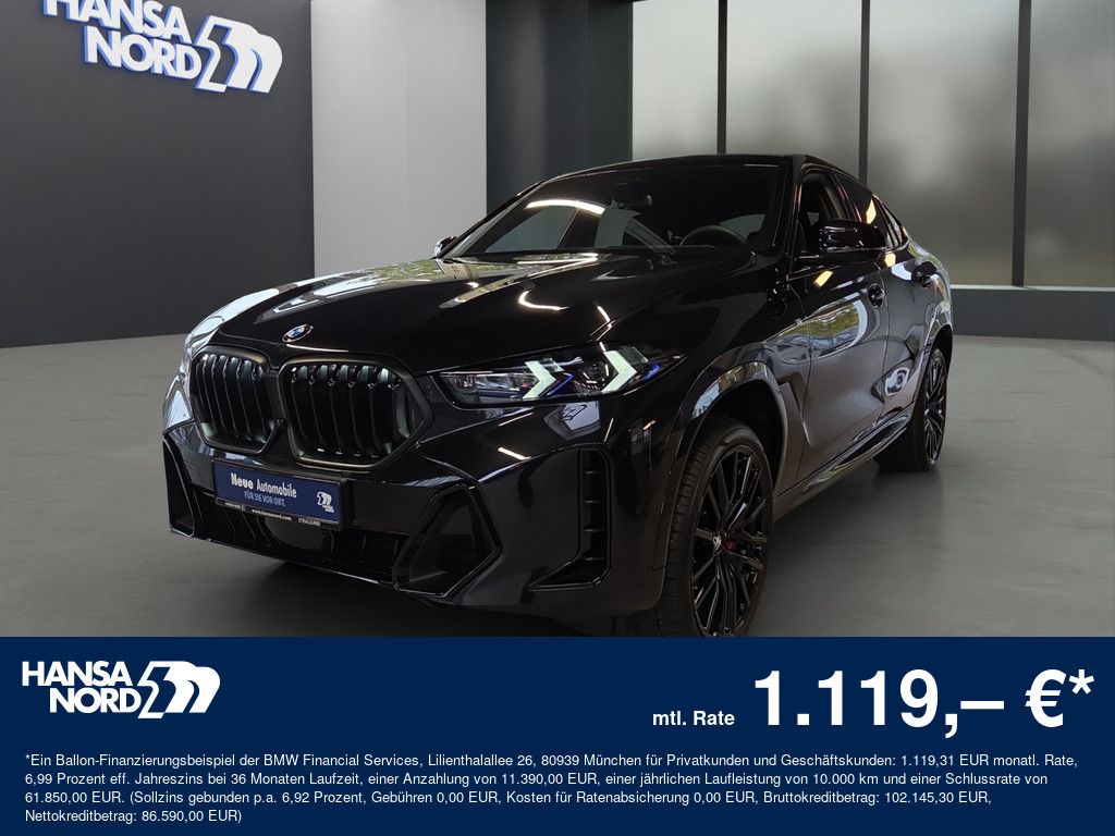 BMW X6 xDrive30d LED NAVI PANO 360° H/K PDC 22" AHK