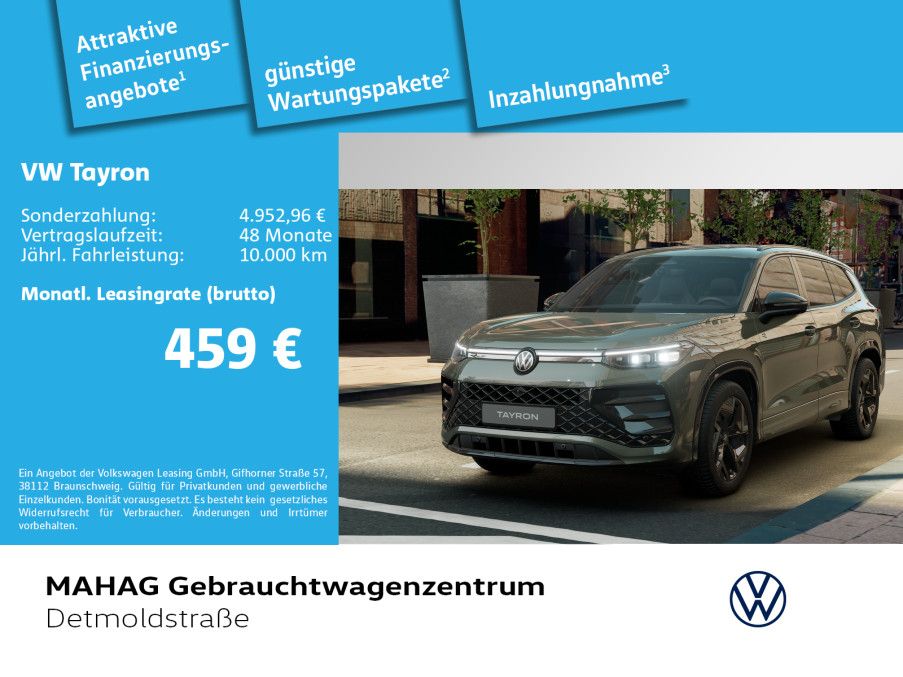 Bild des Angebotes Volkswagen Tayron 2.0 TSI 4MOTION R-Line BlackStyle IQ.Ligh