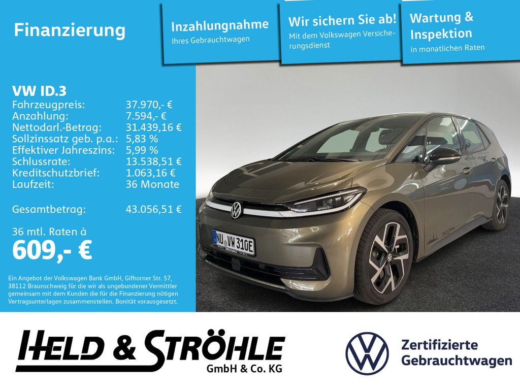 Bild des Angebotes Volkswagen ID.3 Neo Life 140 kW (190 PS) 58 kWh  SHZ WKR