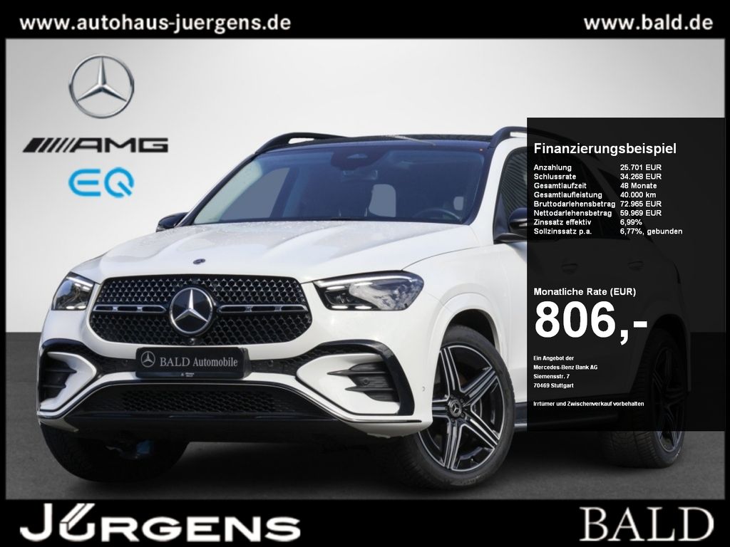 Bild des Angebotes Mercedes-Benz GLE 450 d 4M AMG-Sport/Pano/Sitzklima/AHK/7Sitze