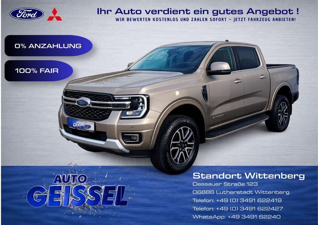Bild des Angebotes Ford Ranger Limited 4x4 DoKa,AHK.LED.Navi.KeyFree