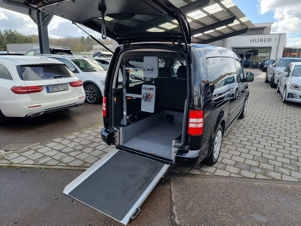Bild des Angebotes Volkswagen Caddy Maxi 2.0TDI PDC 2xKlima Rollstuhlrampe 1Hd