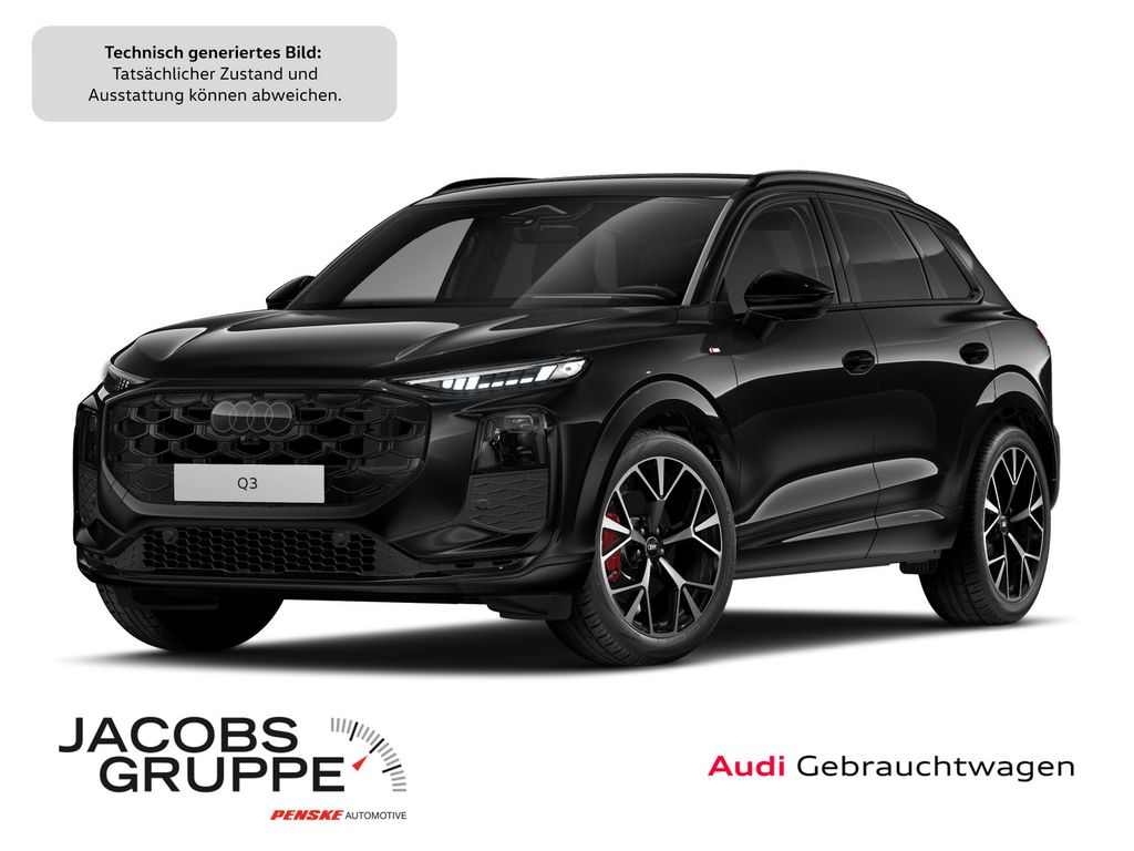 Bild des Angebotes Audi Q3 TDI 2xS line All Black/Tech plus/HuD/ACC/AHK/