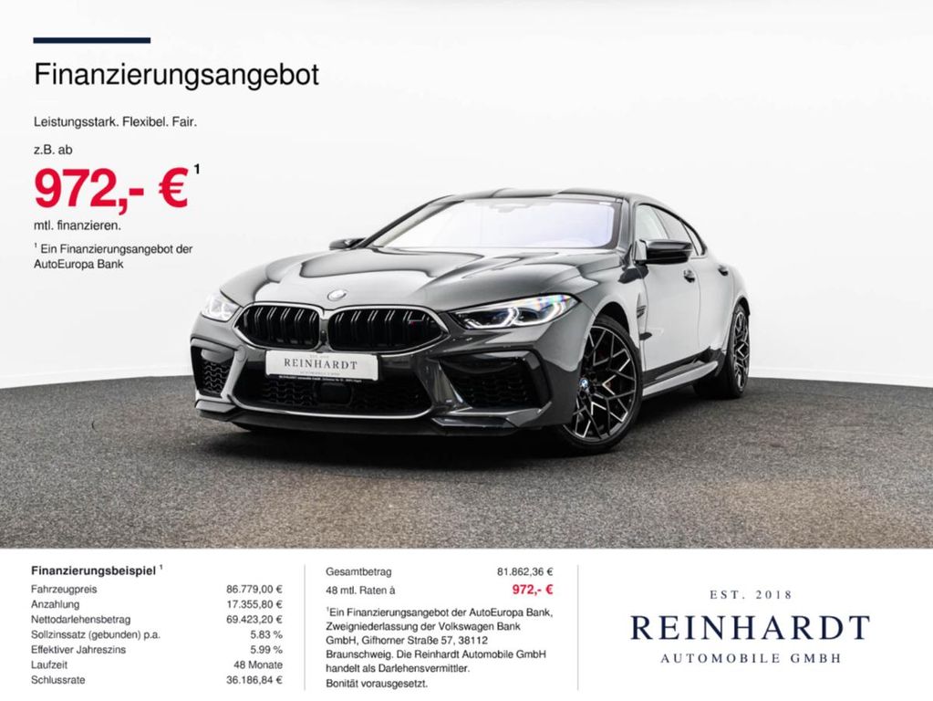 Bild des Angebotes BMW M8 COMPETITION GRAN COUPE LSR/ACC/B&W/M DRIVER'S