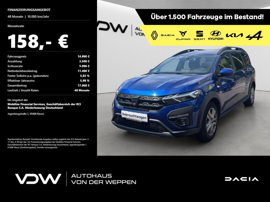Bild des Angebotes Dacia Jogger Comfort TCe 100 ECO-G Klima Einparkhilfe
