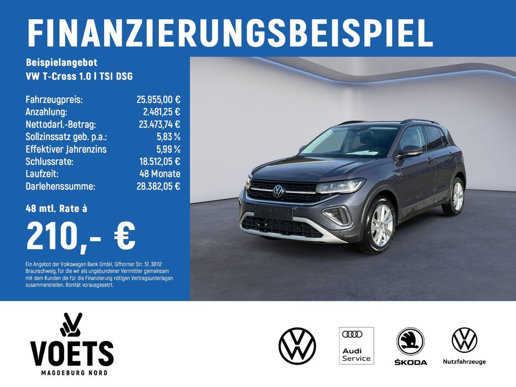 Bild des Angebotes Volkswagen T-Cross 1.0 l TSI  DSG Life LED+DAB+ACC
