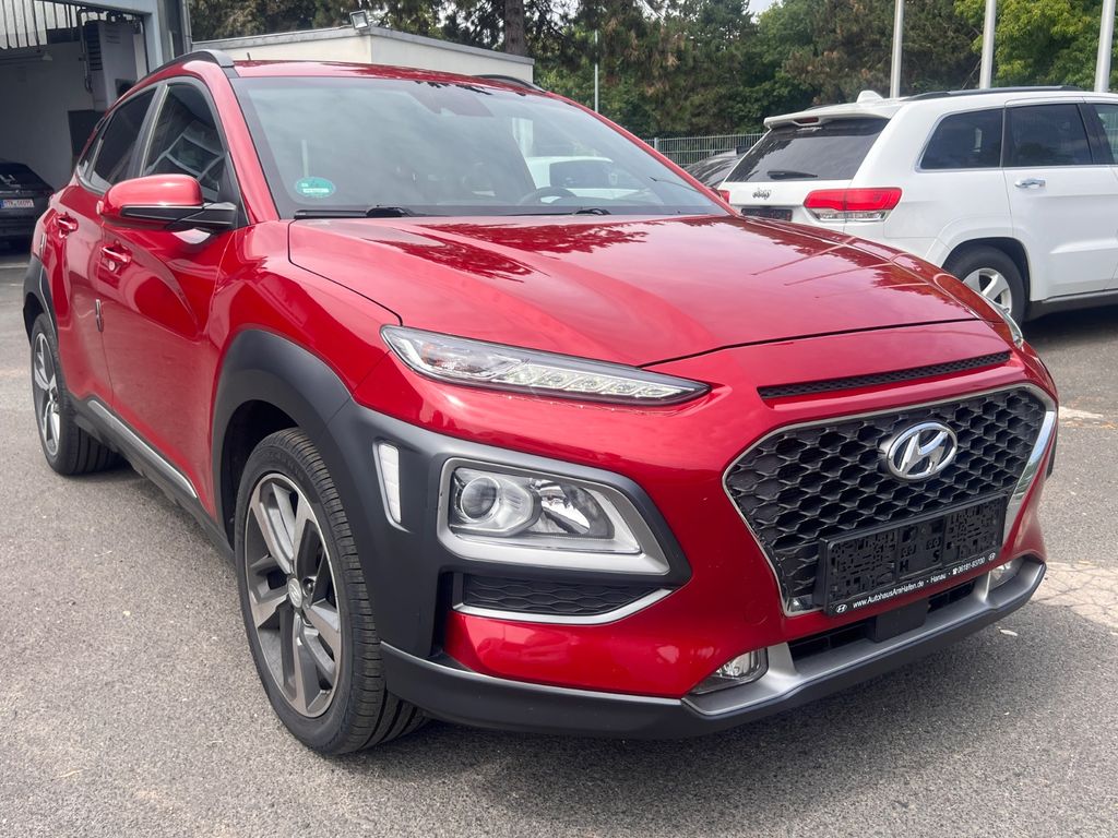 Bild des Angebotes Hyundai KONA 1.6 T-GDI 2WD Automatik/Leder/PDC/1.Hand