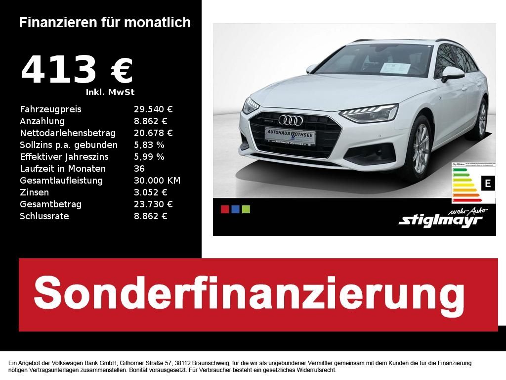 Bild des Angebotes Audi A4 Avant 40 TDI quattro ACC+LED+NAVI+PANO+VC