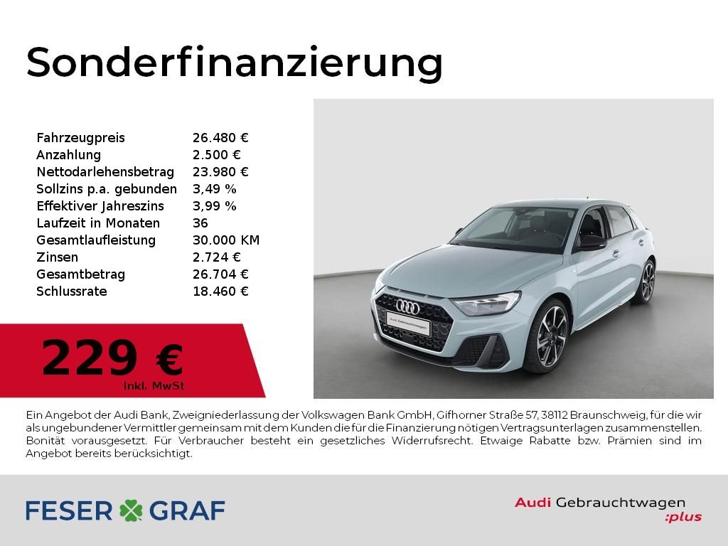 Bild des Angebotes Audi A1 Sportback 30 S line edition Kamera/Leder/LED+