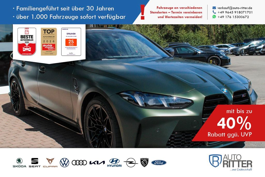 Bild des Angebotes BMW M3 Competition H&K Sound+Carbon+360° Kamera+C...