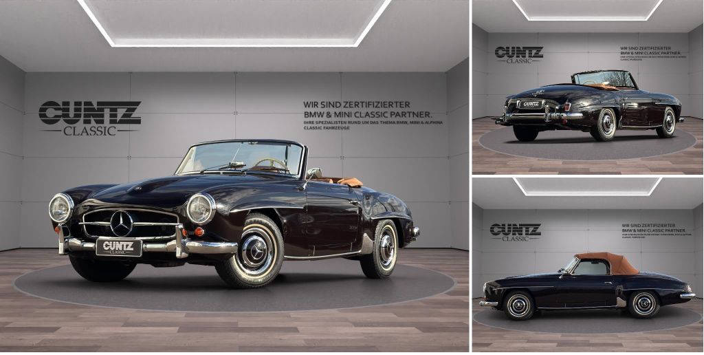 Mercedes-Benz 190 SL Cabriolet ++ 1A ZUSTAND ++ SELTENE FARBKO