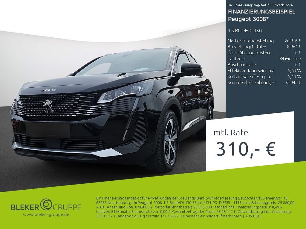 Bild des Angebotes Peugeot 3008 1.5 BlueHDi 130