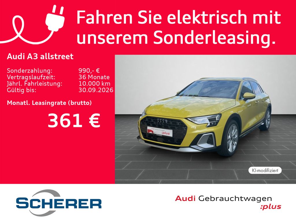 Bild des Angebotes Audi A3 allstreet TFSI e S line KAMERA AHK SONOS