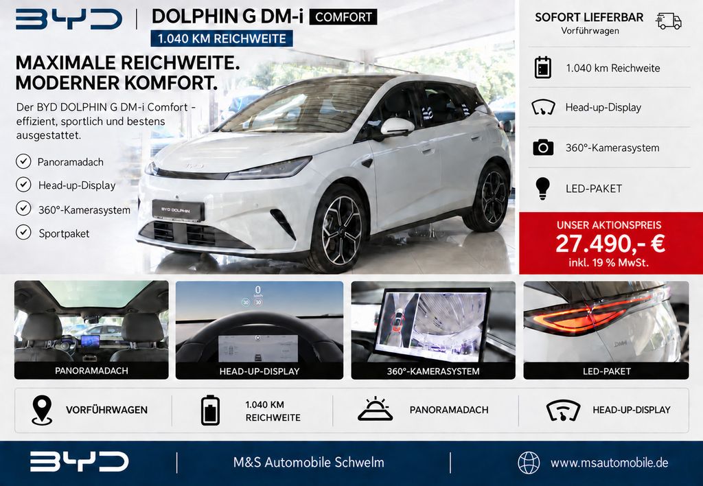 Bild des Angebotes BYD Dolphin G 1.5 DM-i PHEV Comfort °Vorführwagen°