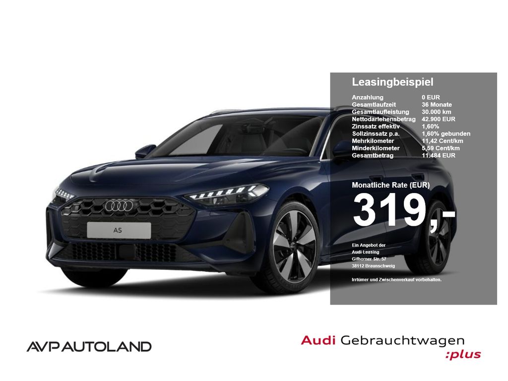 Bild des Angebotes Audi A5 Avant TFSI S tronic Rückfahrkamera | AHK