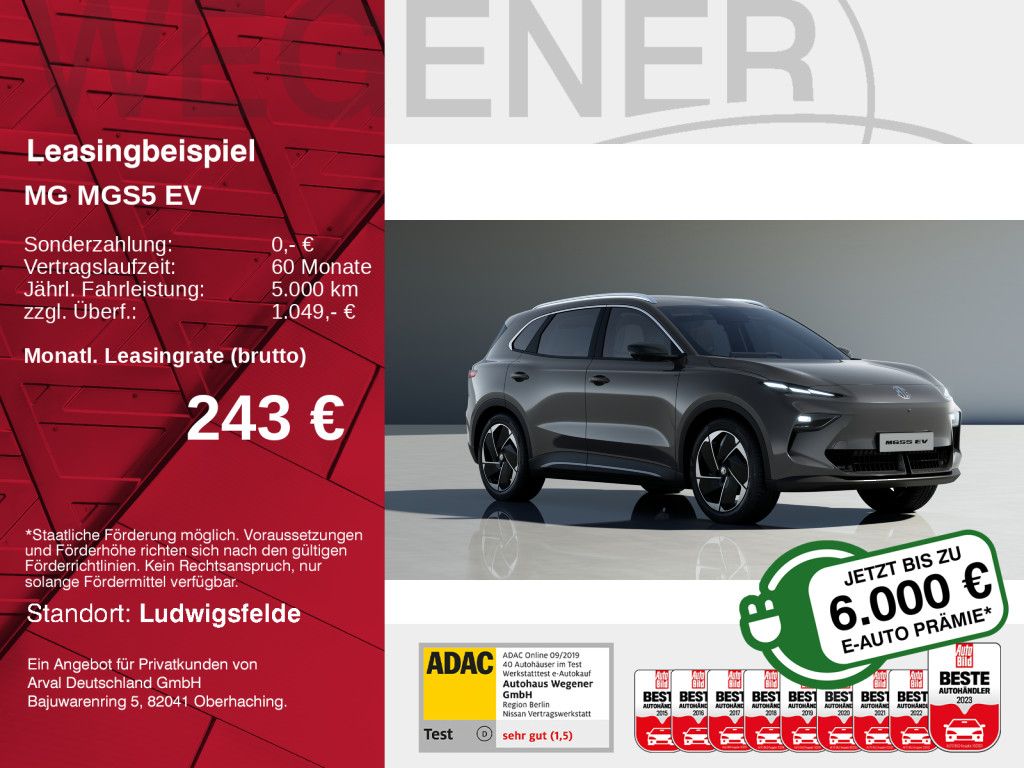 Bild des Angebotes MGS5 EV 49kWh COMFORT - ACC LED KAM TOTW SHZ PDC