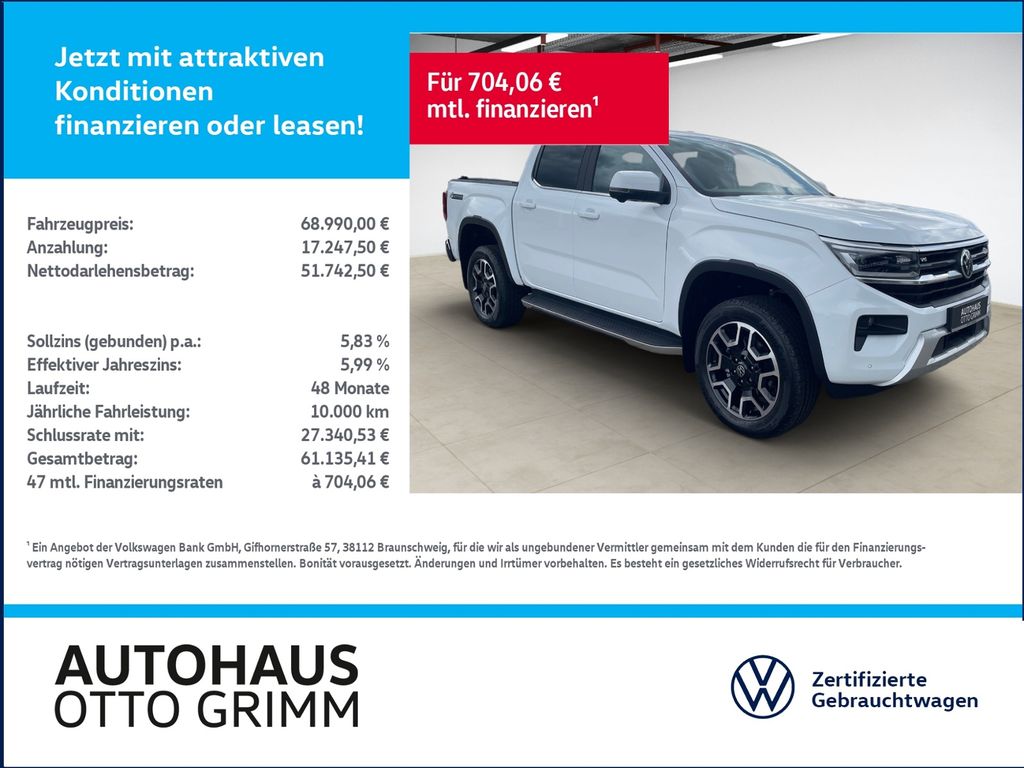 Bild des Angebotes Volkswagen Amarok  3.0 TDI Style 4M AHK Kamera