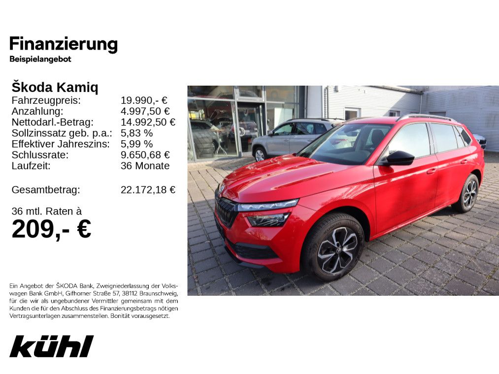 Bild des Angebotes Skoda Kamiq 1.5 TSI Selection