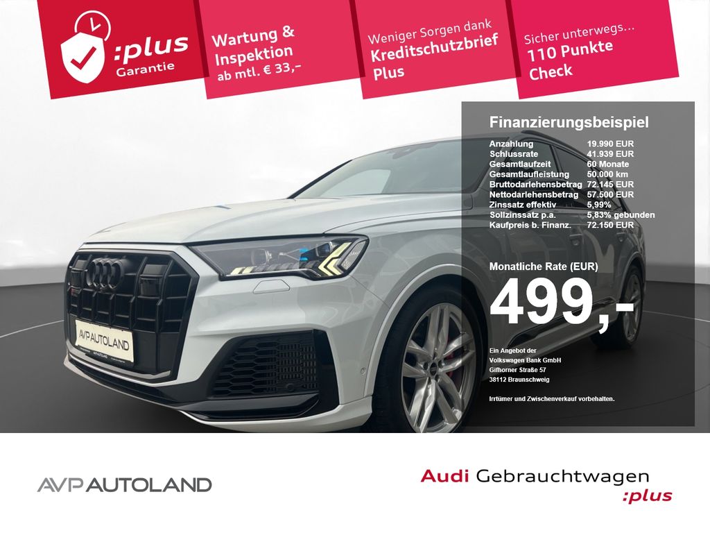 Bild des Angebotes Audi SQ7 4.0 TFSI quattro tiptronic I MATRIX I AHK |