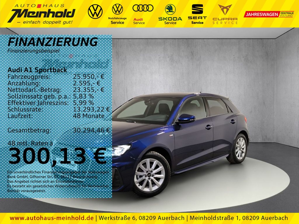 Bild des Angebotes Audi A1 Sportback S line 30 TFSI S tronic, Kamera