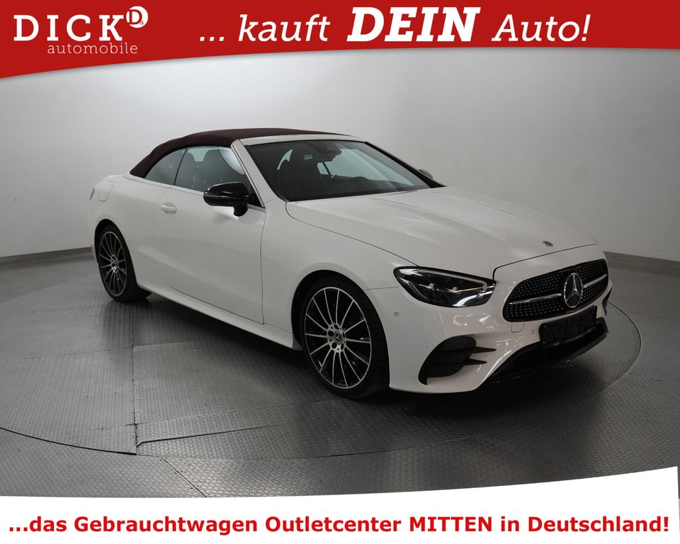 Bild des Angebotes Mercedes-Benz E220d Cabrio 2X AMG NIGHT+WIDESC+STNDHZ+BURM+20"