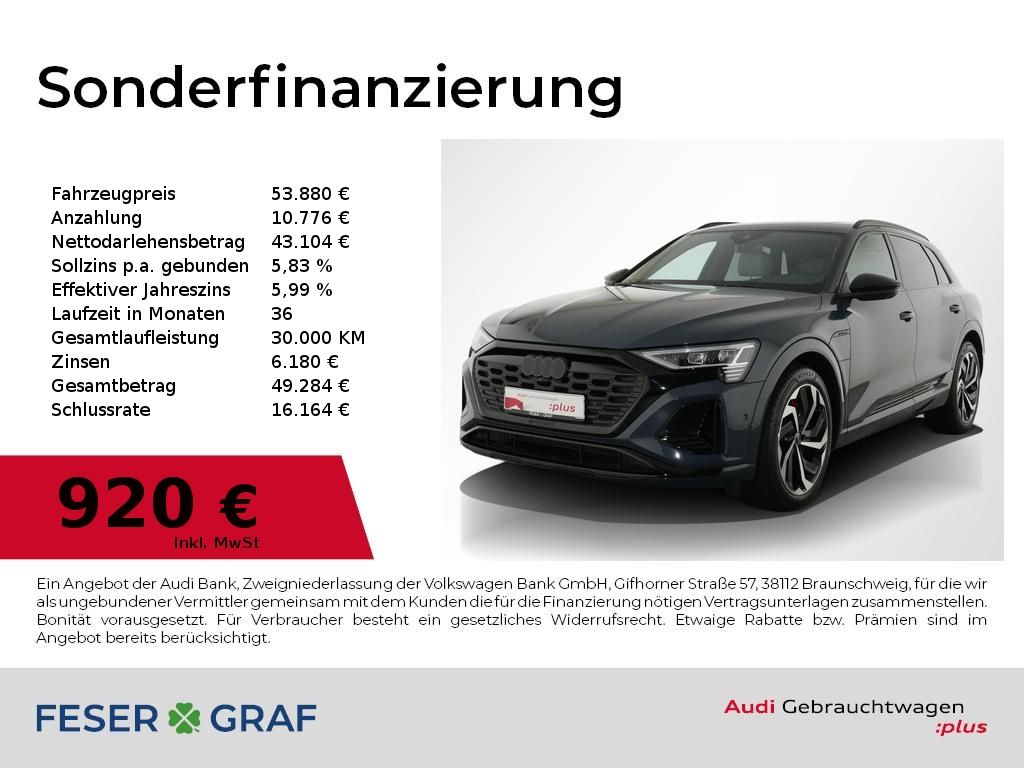 Bild des Angebotes Audi Q8 e-tron 55 quattro S line AHK/Pano/LED/Head up
