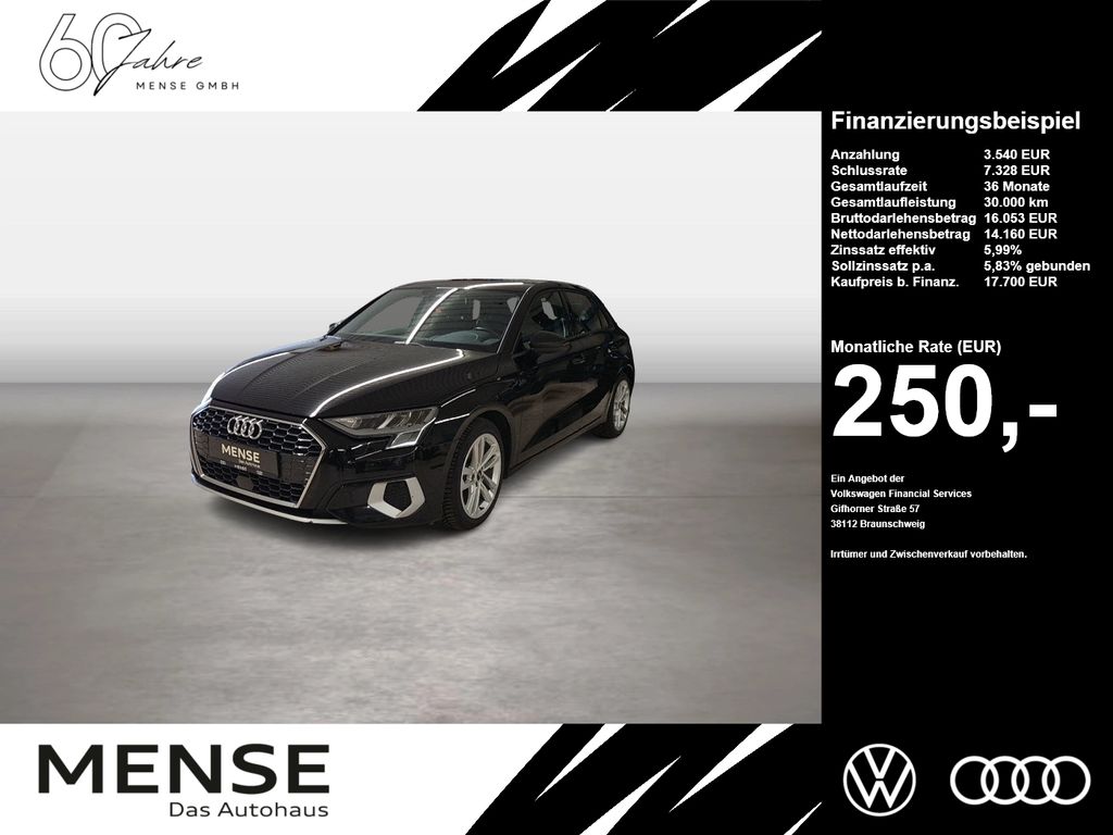 Bild des Angebotes Audi A3 Sportback advanced 35 TDI 110(150) S tronic 3