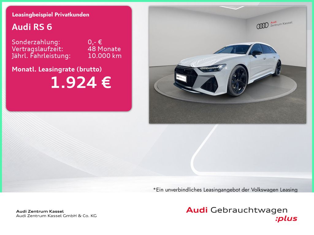 Audi RS 6 Av. 4.0 TFSI qu. Laser B&O Pano Sportabgas