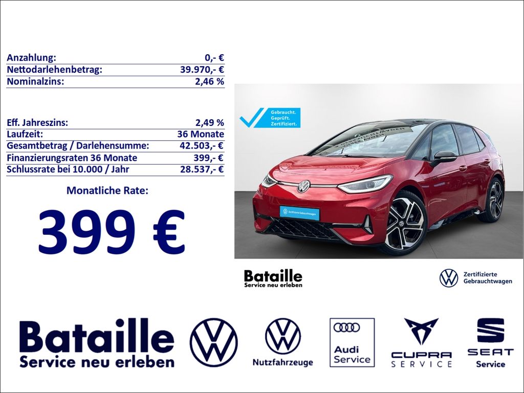 Bild des Angebotes Volkswagen ID.3 GTX Performance Navi Memory Sitze H&K Kam.