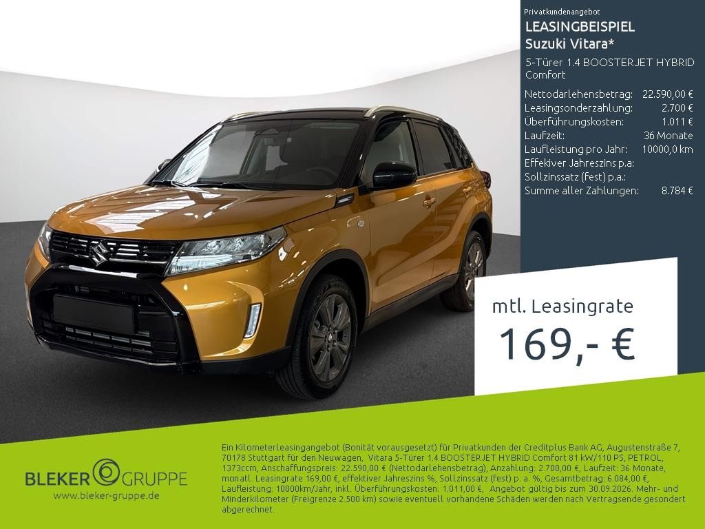 Bild des Angebotes Suzuki Vitara 5-Türer 1.4 BOOSTERJET HYBRID Comfort