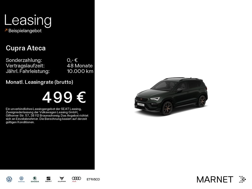 Bild des Angebotes Cupra Ateca VZ 2.0 TSI 221 kW (300 PS) *AHKvorber.*4Dr